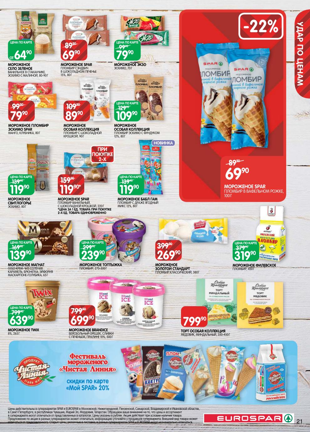 Фестиваль мороженого | Скидка до 22%